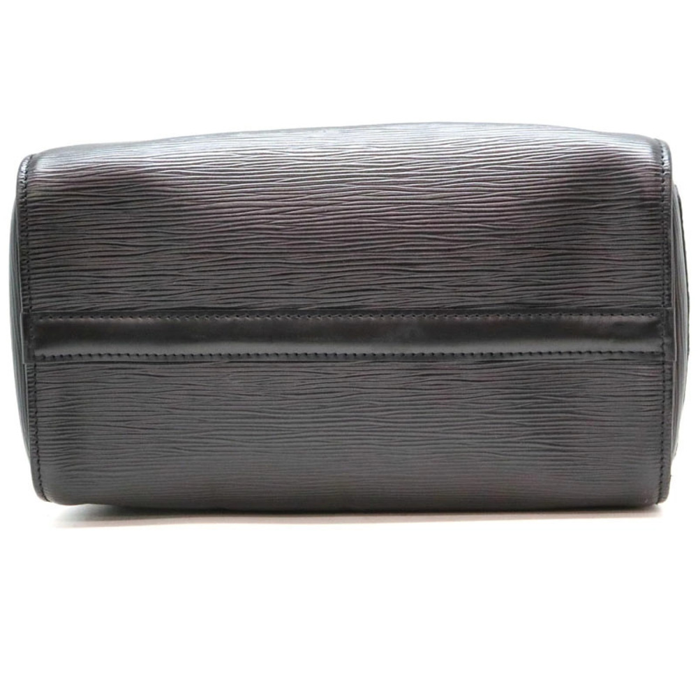 Louis Vuitton Leather Handbag Epi Bag Boston Black Noir Speedy - Picture 5 of 6